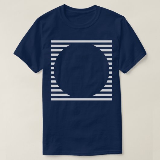 円線デザイン Tシャツ (デザイン正面)