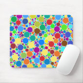 円背景 マウスパッド (マウス)