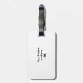 円草丸と画家の書 ラゲッジタグ (裏面縦)