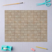 円華美と長方形デコパージュ 薄葉紙 (クラフト)