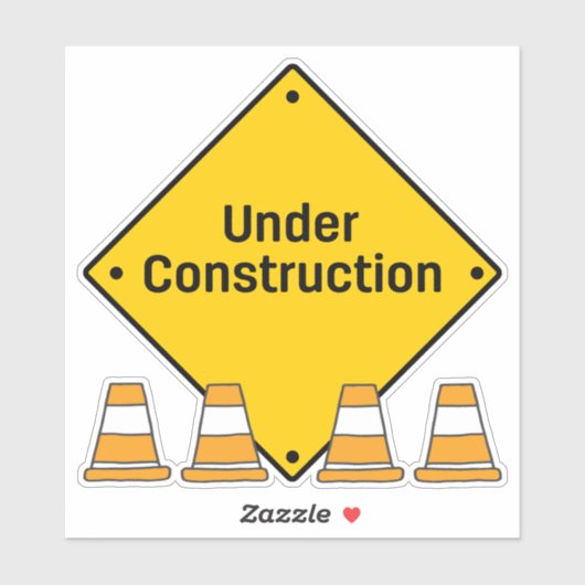 円錐と建築下 シール (シート)