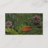 円錐と枝を松にする 名刺 (裏面)