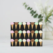 円錐カラフル ポストカード (スタンド正面)