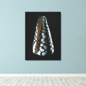 円錐シェル2 キャンバスプリント (インサイチュ (ウッドフロア))