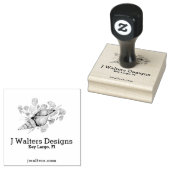 円錐モダンシェル ラバースタンプ (押印)