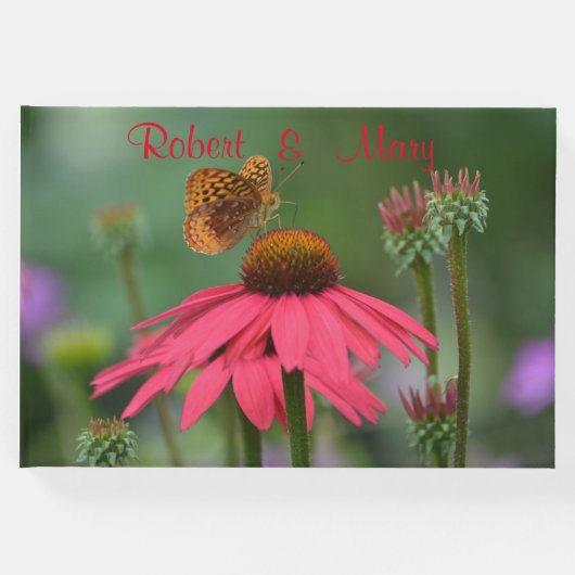 円錐上の蝶の花 ゲストブック (正面)