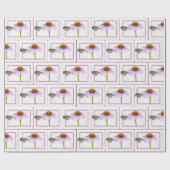 円錐上の蝶の花 ラッピングペーパー (フラット)
