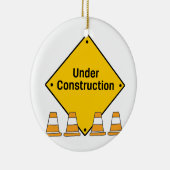 円錐建築下 セラミックオーナメント (右)