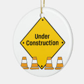 円錐建築下 セラミックオーナメント (左)