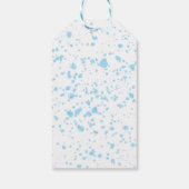 円錐形のクリスマスと正月のマウス ギフトタグ (裏面)