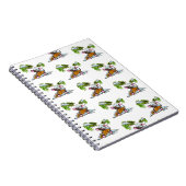 円錐形のクリスマスと正月のマウス ノートブック (右側)