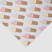 円錐形のクリーム色の漫画10"をx 15" - 10lb TissuePaper凍らして下さい 薄葉紙 (詳細)