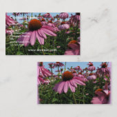 円錐形の花の名刺 名刺 (正面/裏面)