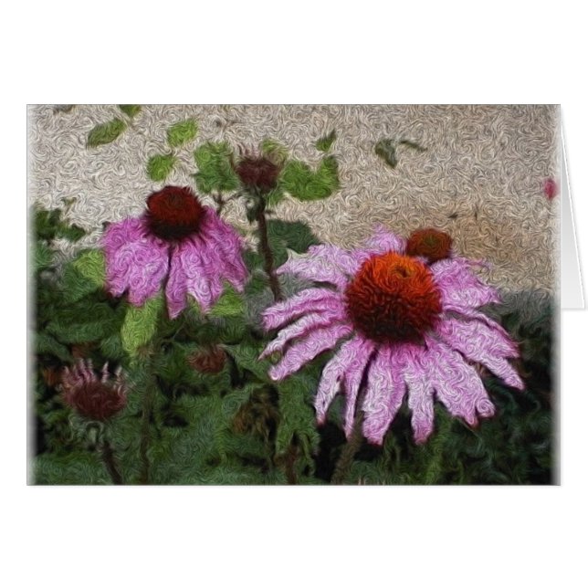 円錐形の花 (正面横)