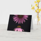 円錐形の花 カード (黄色い花)