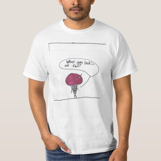 円錐形のTシャツのため Tシャツ (正面)