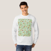 円錐松パターン Tシャツ (正面フル)