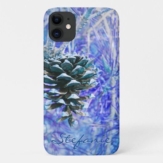 円錐松(青) Case-Mate iPhoneケース (裏面)
