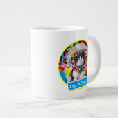 円錐状のパーティー ジャンボコーヒーマグカップ (正面右)