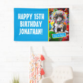 円錐状のパーティー 横断幕 (インサイチュ)