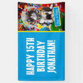 円錐状のパーティー 横断幕 (縦)