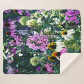 円錐花のピンクのガーデンフロックスの風景 シェルパブランケット (正面(横))