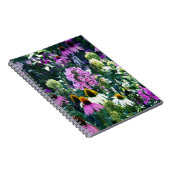 円錐花のピンクのガーデンフロックスの風景 ノートブック (右側)