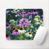 円錐花のピンクのガーデンフロックスの風景 マウスパッド (マウス)