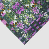 円錐花のピンクのガーデンフロックスの風景 薄葉紙 (詳細)