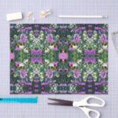 円錐花のピンクのガーデンフロックスの風景 薄葉紙 (クラフト)