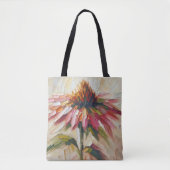 円錐花インパスト絵を描ト トートバッグ (正面)