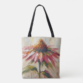 円錐花インパスト絵を描ト トートバッグ (裏面)