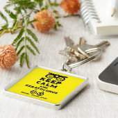 円錐角膜サポートと意識向上 キーホルダー (側面)