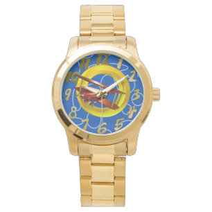 円飛んでいるeWatchウォッチ 腕時計