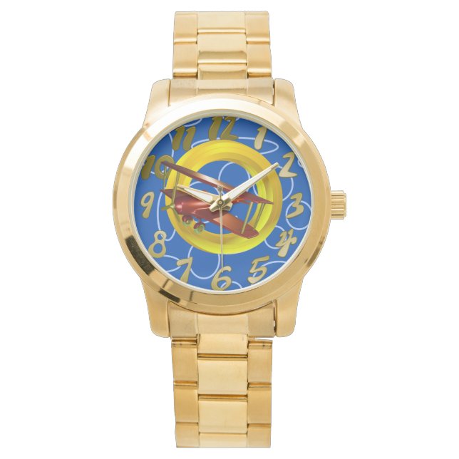 円飛んでいるeWatchウォッチ 腕時計 (正面)