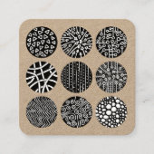 円飾 スクエア名刺 (正面)