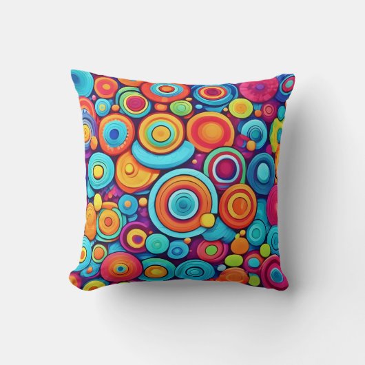 円鮮やか展開 クッション (正面)