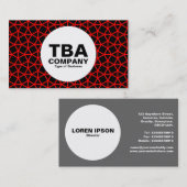 円 – アーキメデスのパターン 名刺 (正面/裏面)