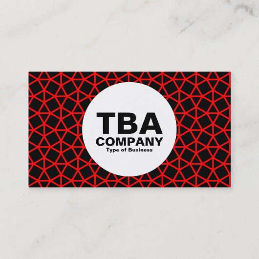 円 – アーキメデスのパターン 名刺 (正面)