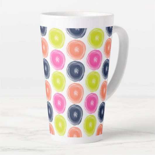 円 カフェラテマグ (右アングル)