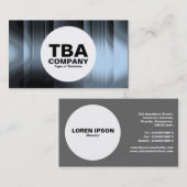 円 – ガラス 名刺 (正面/裏面)