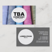 円 – コットンのリール 名刺 (正面/裏面)