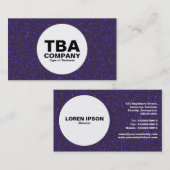 円 – ザラザラ色 名刺 (正面/裏面)