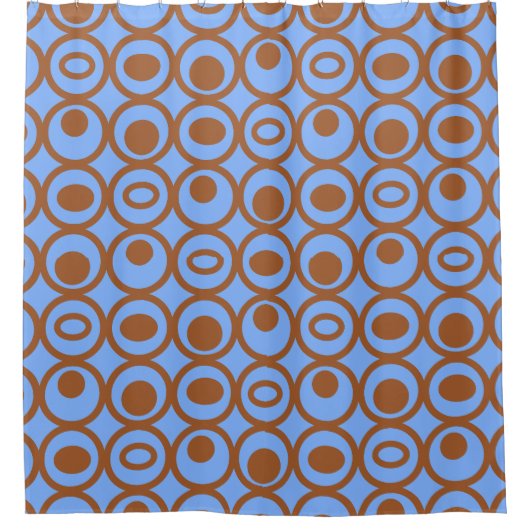 円 シャワーカーテン (正面)