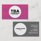 円 – ジェットストリーム赤 名刺 (正面/裏面)