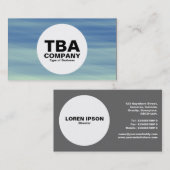 円 – ジェットストリーム 名刺 (正面/裏面)