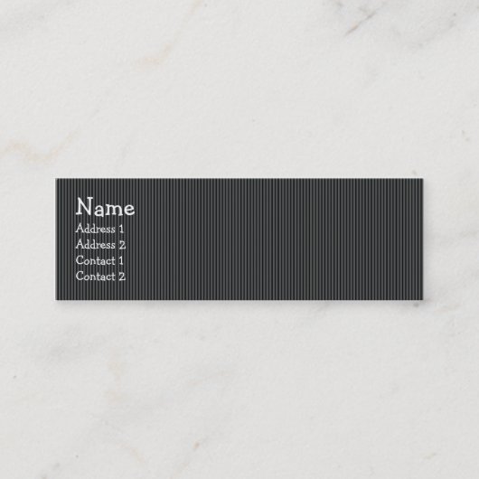 円 スキニー名刺 (正面)