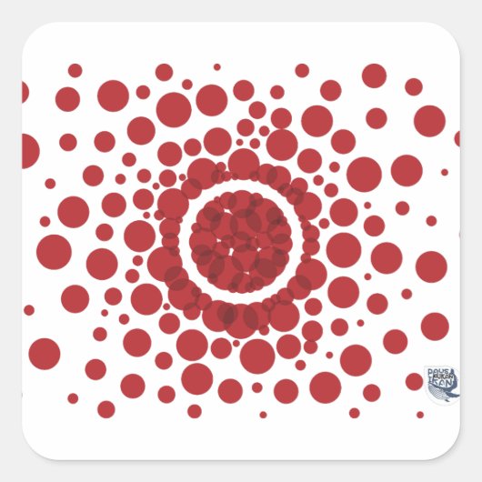 円 スクエアシール (正面)