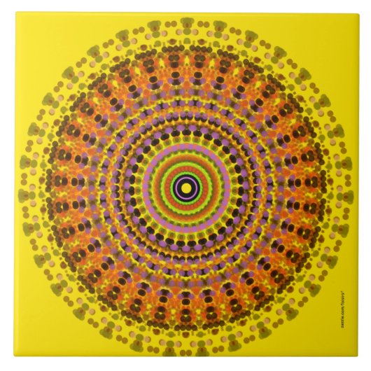 円 タイル (正面)