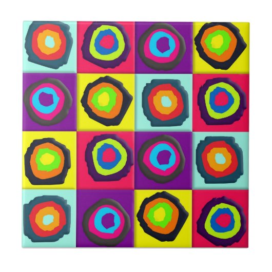 円 タイル (正面)